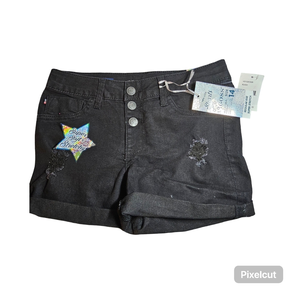 NWT Girls Size 14 Vigoss Black Shorts